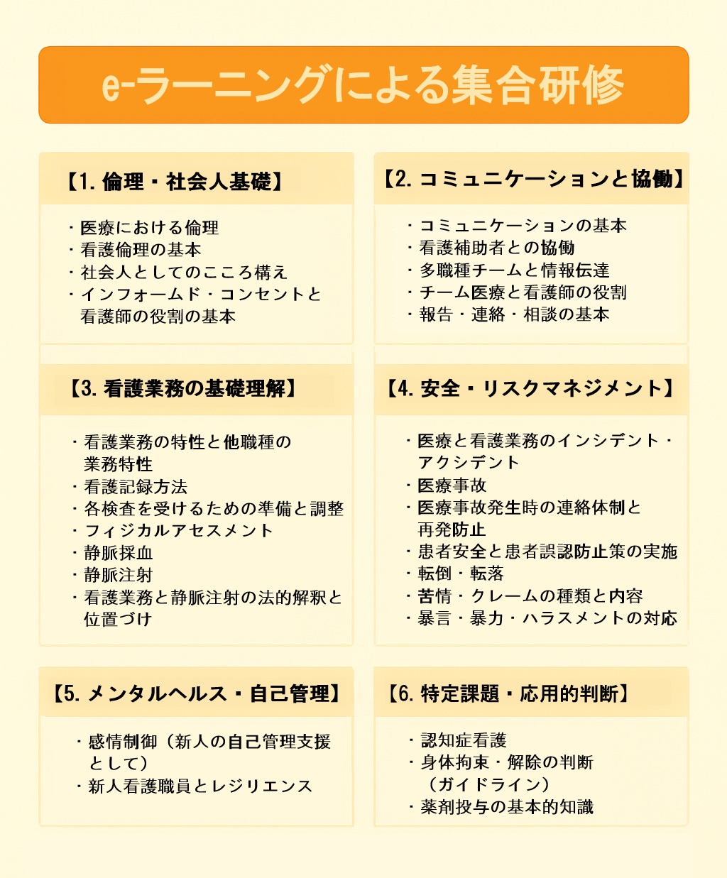 e-ラーニングによる集合研修